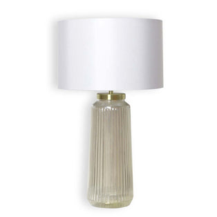 Nives Glass Table Lamp in Champagne