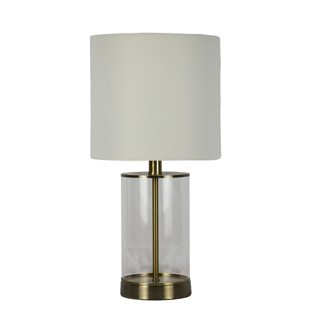 Adelia Antique Brass Small Table Lamp