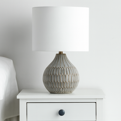 Solene Grey Table Lamp