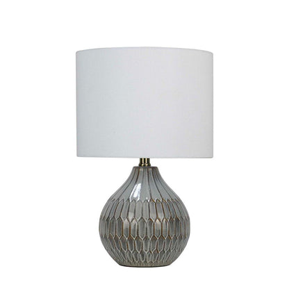 Solene Grey Table Lamp