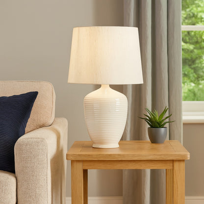 Bronte White Table Lamp