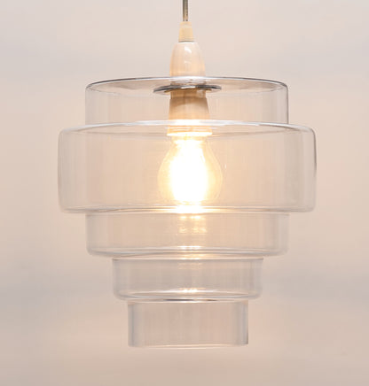 Mira Clear Glass Easy-Fit Pendant