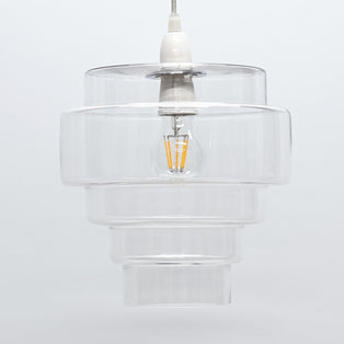 Mira Clear Glass Easy-Fit Pendant