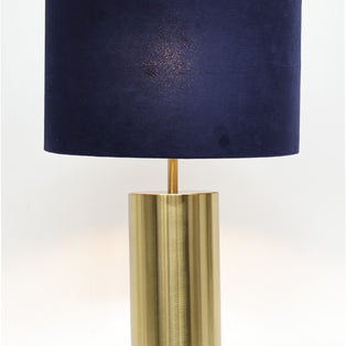 Ziva Large Navy Touch Table Lamp