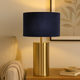 Ziva Large Navy Touch Table Lamp