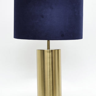 Ziva Large Navy Touch Table Lamp