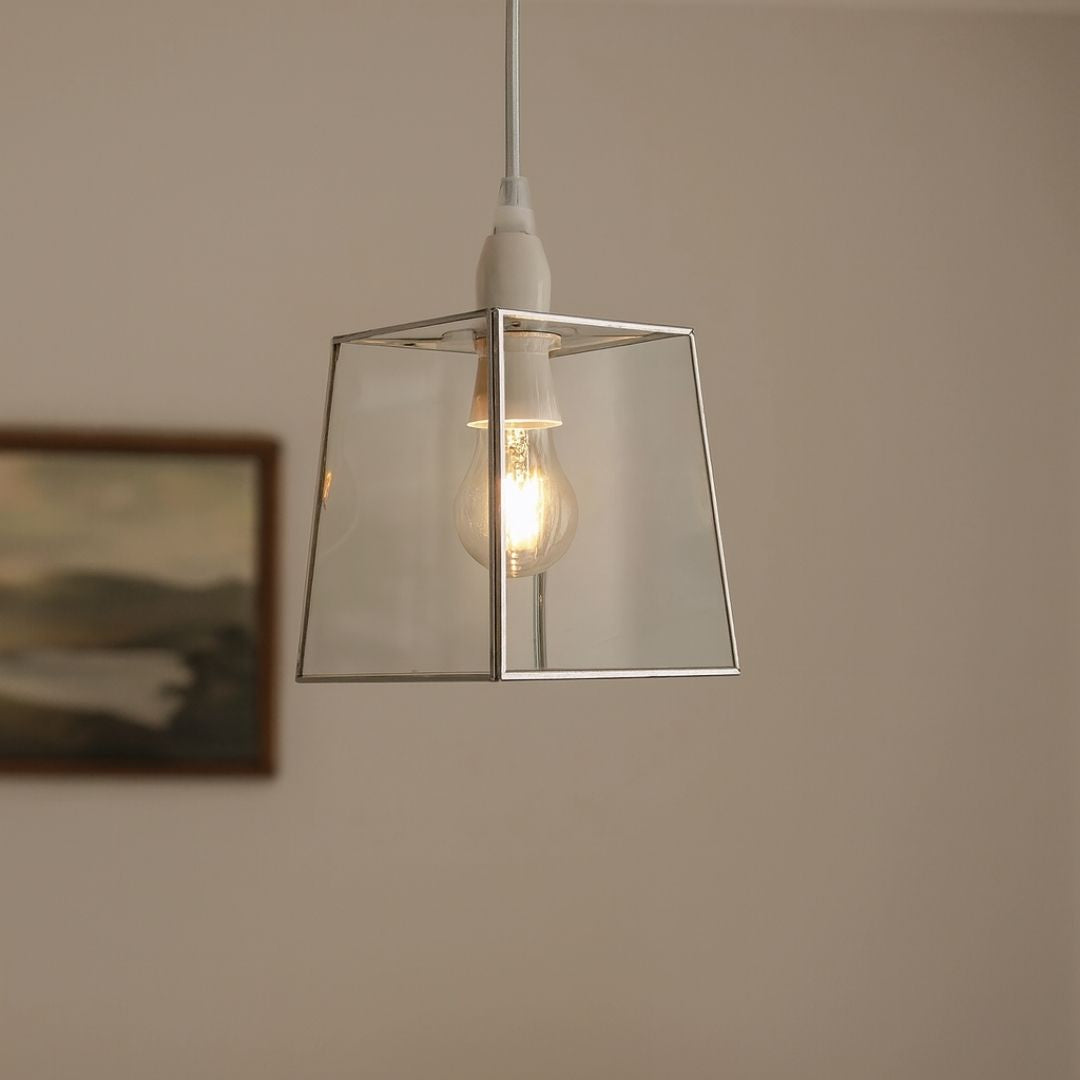 Sable Chrome Glass Easy-Fit Pendant