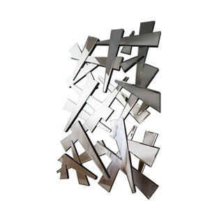 Splinter 120x80cm Silver Mirror