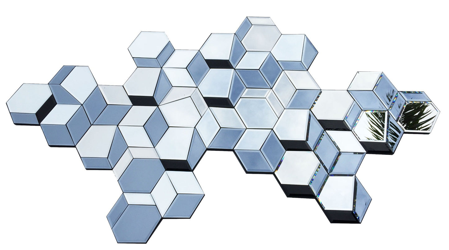 TURVEY 71X101.6CM SILVER MIRROR