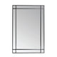 Modern Black Extra Large Mirror 200cm x 100cm