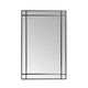 Modern Black Large Mirror 150cm x 100cm