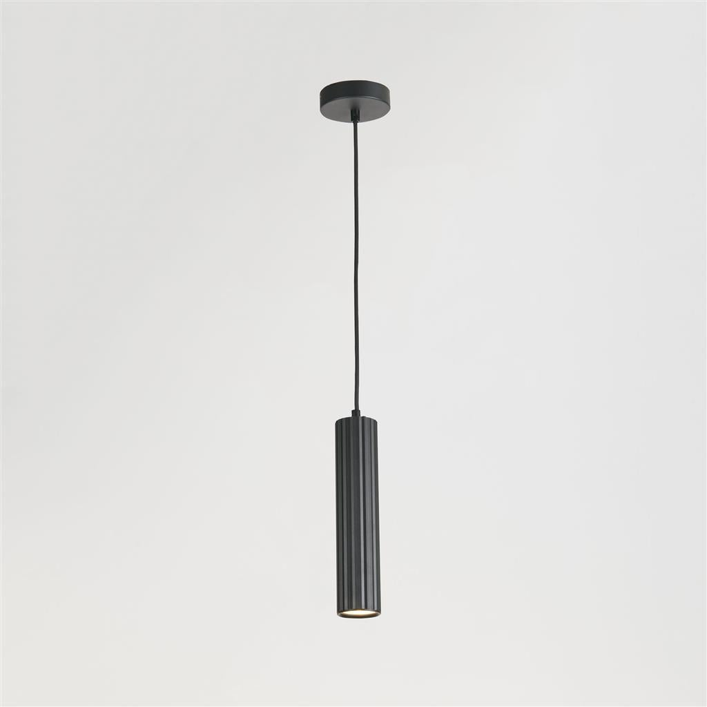 Anna 1-Light Sand and Black Pendant