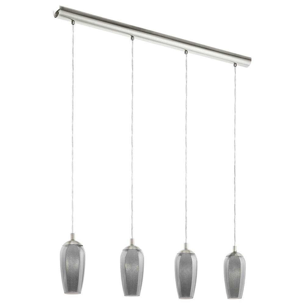Stephie 4 Light Ceiling Light Bar Satin Nickel