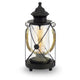 Rigby Vintage Rope Black Table Lamp