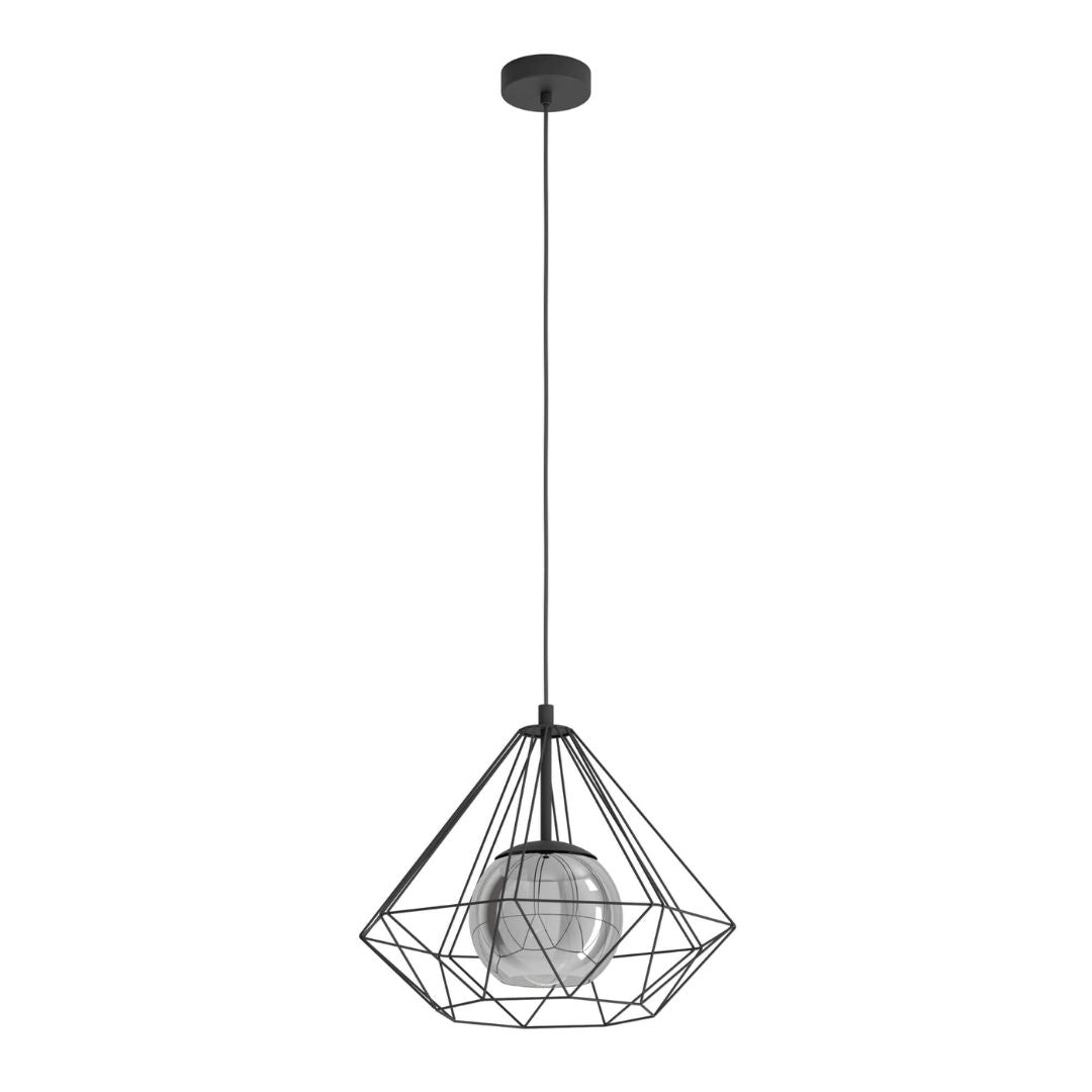 Burton Black Pendant Light