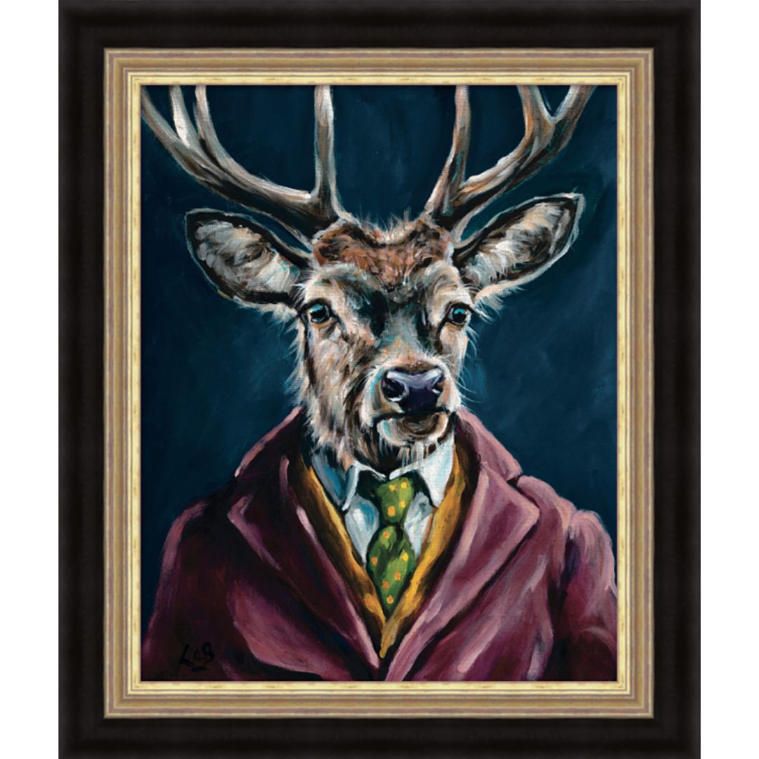 Clyde the Deer Framed Wall Art