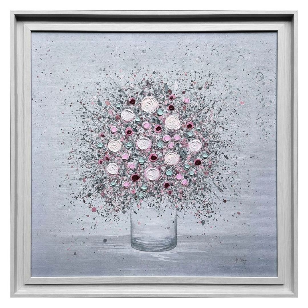 You Make Me Blush Framed Canvas Wall Art 60x60