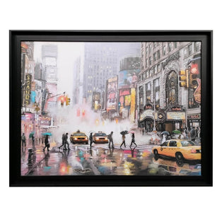 New York Framed Canvas Wall Art 60x80