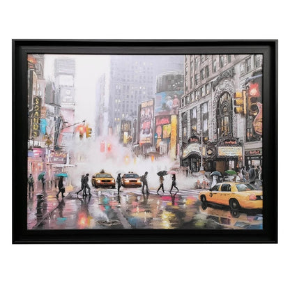 New York Framed Canvas Wall Art 60x80
