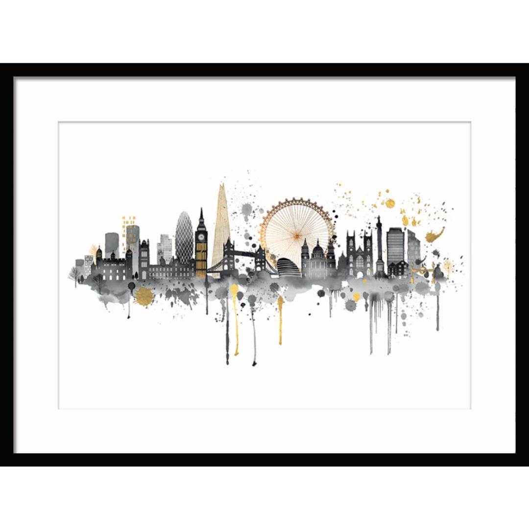 London Skyline Framed Wall Art