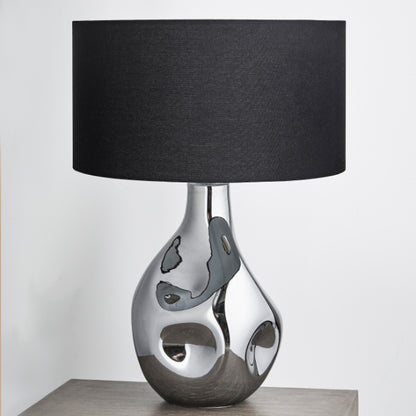 Jolana Smoked Glass Table Lamp