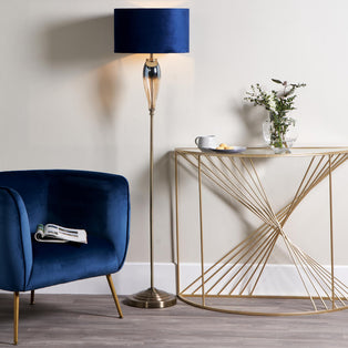 Elena Blue Floor Lamp