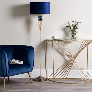 Elena Blue Floor Lamp