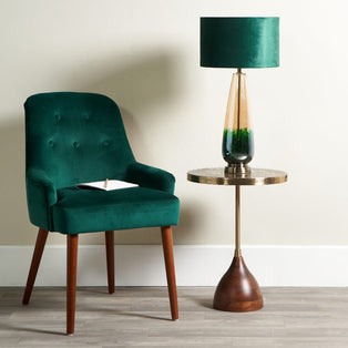 Elena Green Glass Table Lamp