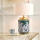 Saskia Green Leopard Table Lamp