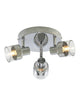 Naples 3 Light Chrome Ceiling Spotlight Plate