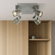 Reims 4 Light Chrome Ceiling Spotlight Plate