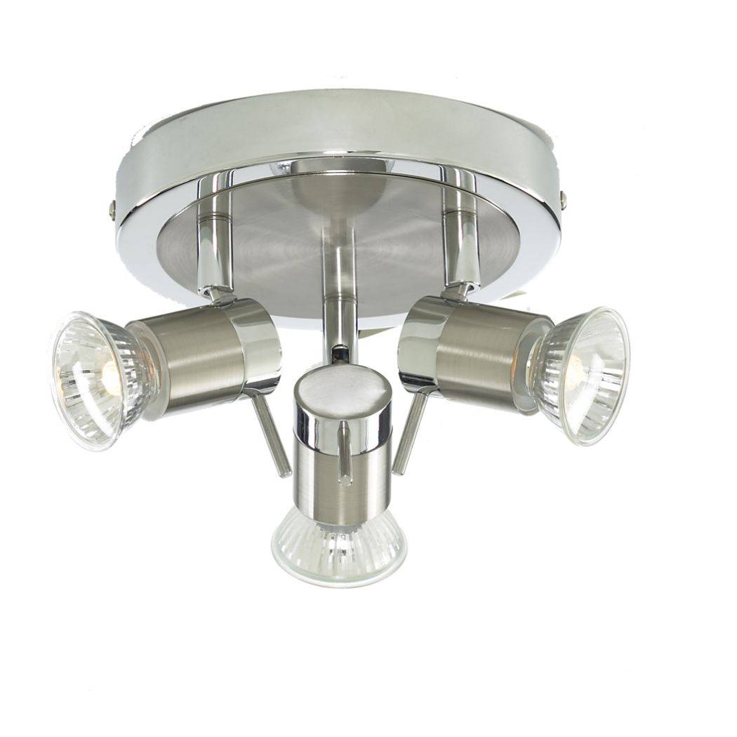 Tuscon IP44 Bathroom 3 Spotlight Plate