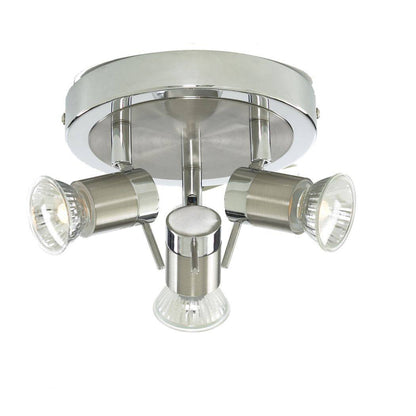 Tuscon IP44 Bathroom 3 Spotlight Plate