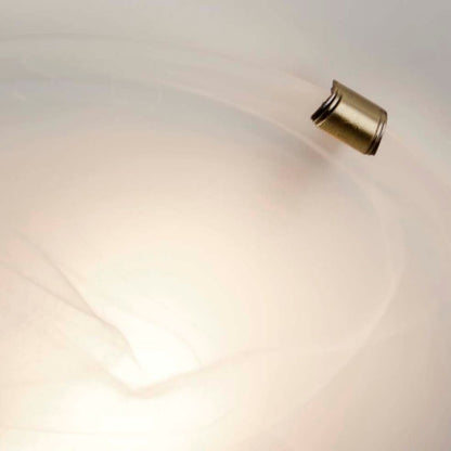 Kent 2 Light Flush Ceiling Light Antique Brass
