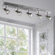 Ridge 5 Light Satin Nickel Ceiling Spotlight Bar