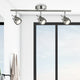 Quinny 3 Light Satin Nickel Ceiling Spotlight Bar