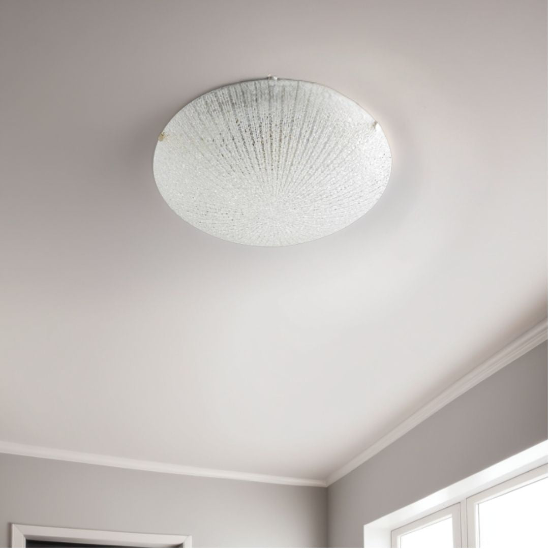 Moretz 2 Light Flush Ceiling Light Opal