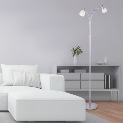 Bronx 152cm Floor Lamp Polished Chrome