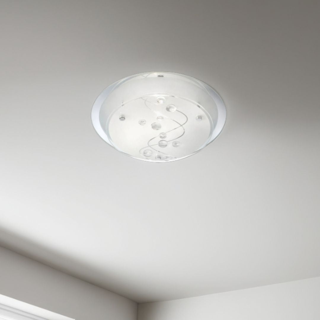 Jayney 1 Light Semi Flush Ceiling Light