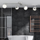 Nyla 4 Light Chrome Semi Flush Ceiling Bar