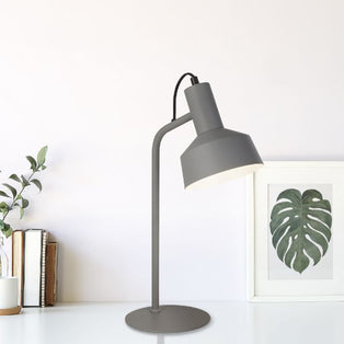 Fredrik Grey Desk Table Lamp