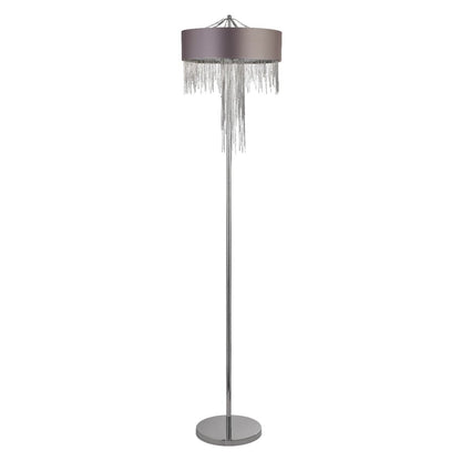 Carmella 3 Light Polished Chrome Floor Lamp