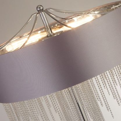 Carmella 3 Light Polished Chrome Floor Lamp