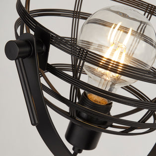 Marcus Black Cage Table Lamp