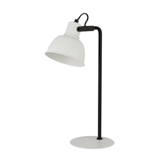 Ranell Black & White Desk Table Lamp