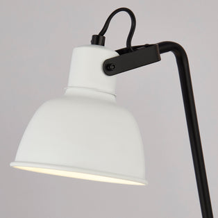 Ranell Black & White Desk Table Lamp