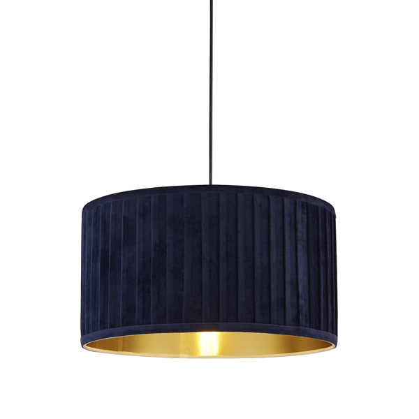 Caritas 40cm Navy & Gold Shade