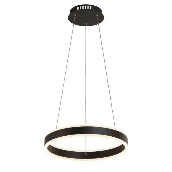 Lewis LED Black Ceiling Pendant