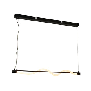Diego Matte Black LED Ceiling Pendant Bar