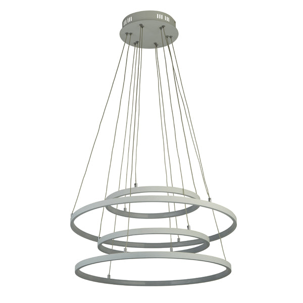 Gunnar 4 Band White LED Ceiling Pendant